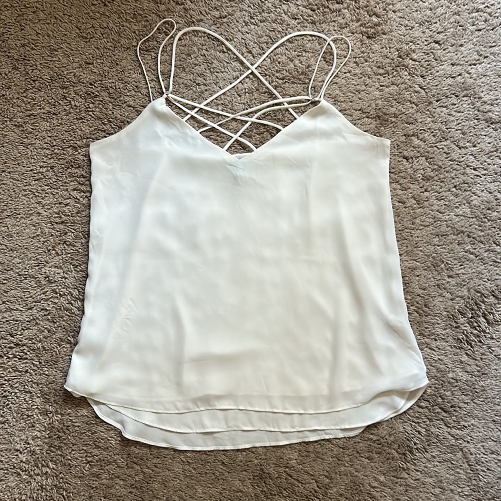 Express White Dress Tank Top